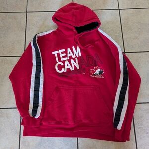 Team Canada Hockey Red Hoodie Size XL